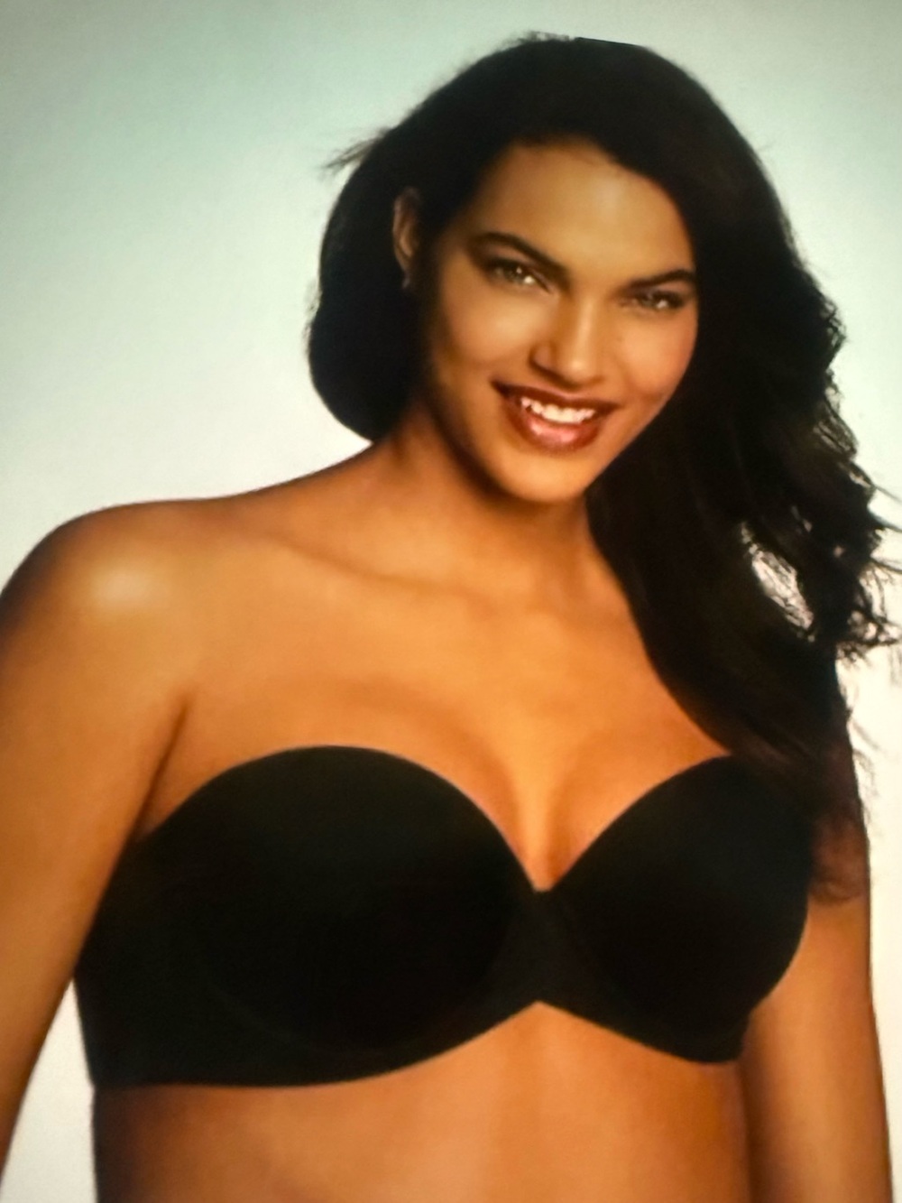 Candie's Black Strapless Bandeau Bra